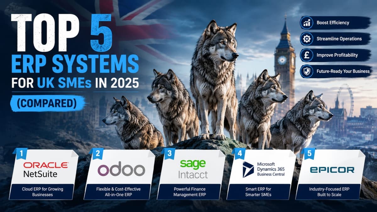 Top 5 ERP Systems for UK SMEs in 2025 (Compared)